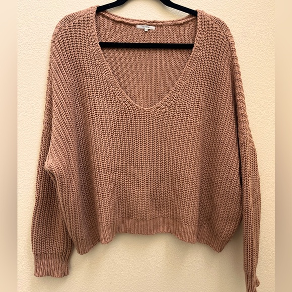 TULAROSA Byron Sweater Size XS, Camel - Picture 3 of 5